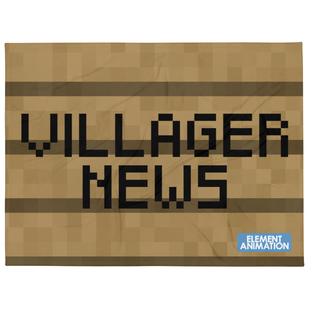 Villager News Throw Blanket